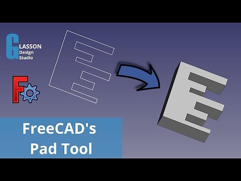 How to use the Pad Tool in FreeCAD's Part Design workbench