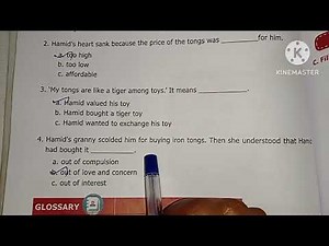 💥 7th STD English term 1/book back answers/7th STD English / Eidgah/ answers 💥