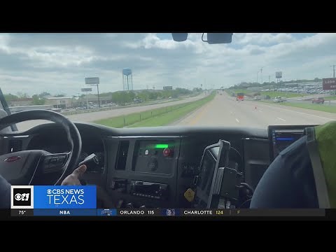 A look inside self-driving 18 wheelers testing on the road in North Texas