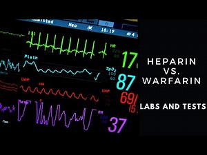 Heparin vs Warfarin - Labs and Tests