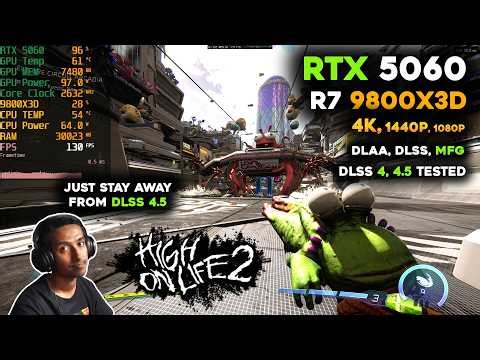High on Life 2 on RTX 5060 - High on VRAM Bottleneck! | 4K, 1440p, 1080p