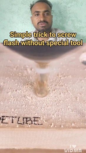 5.9K views · 17 reactions | simple tric screw flash without special tool #everyonehighlightsfollowerseveryonehighlightsfollowerseveryone #toolpipejoints #lifehack #tips #tricks #diy | Ahmed Husain Hasmi | Facebook