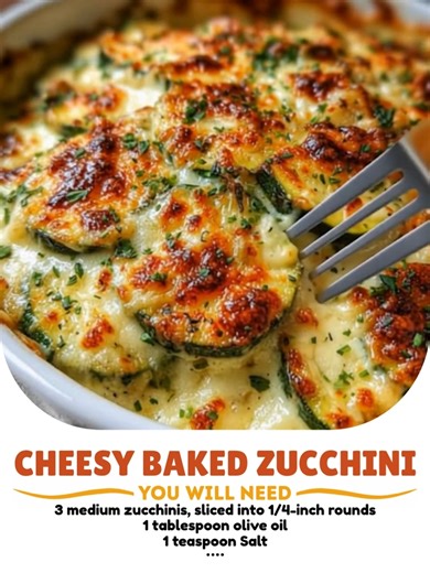22K views · 89 reactions | Cheesy Baked Zucchini 勒燎 Tender roasted zucchini layered with rich, creamy cheese sauce and topped with golden, bubbly mozzarella—this cozy bake makes veggies irresistibly indulgent! ✨ Ingredients: 3 medium zucchinis, sliced into 1/4-inch rounds 1 tablespoon olive oil 1 teaspoon Salt 1/8 teaspoon pepper Recipe  | Recipes by banana | Facebook