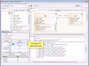 Generate Java utility methods in UML model