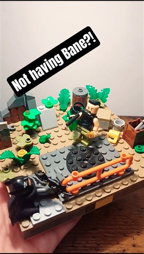 When not having Bane minifigure - lego villain for Batman #lego #legoshorts #shorts #short