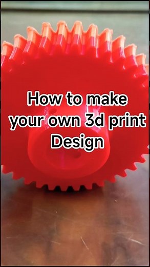 How to make your own 3d print designs? #shortfeed #3dprinterupgrade #3dprinting #ender #3dprinted