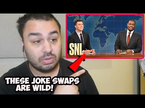 SNL Weekend Updates Joke Swap Compilation REACTION