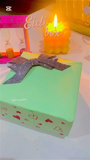 let's make an eidi box 🎁😱#shorts #eidmubarak #eidspecial