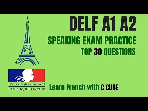 French DELF A1 A2 Speaking Exam Test Practice Top 30 Questions Préparation DELF A1 orale