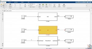 视频讲解Simulink使用C Caller模块集成含指针参数的C语言代码