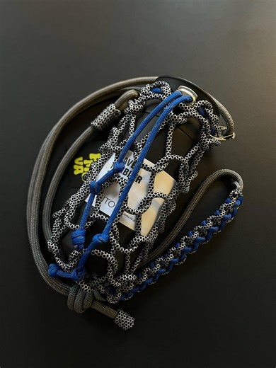 Paracord Water Bottle Holder | Black & White   Grey, Blue | Adjustable Handmade Strap | Outdoor Bottle Carrier - Etsy