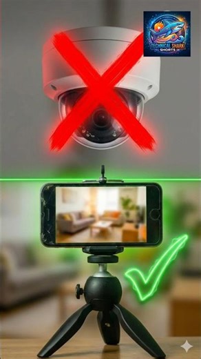 CCTV লাগবে না! পুরনো মোবাইল এখন CCTV হিসেবে কাজ করবে #techhacks #androidtips #security #shorts
