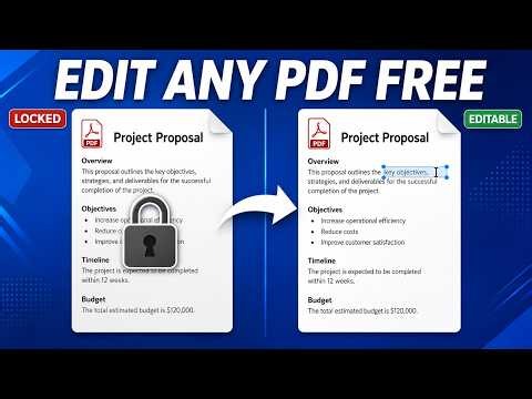 How To Edit A PDF For Free (No Software Needed) - Full Guide