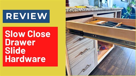 Watch Slow Close Drawer Slides - in action in our kitchen remodel on Amazon Live