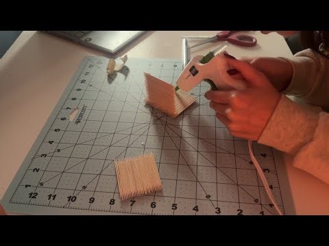 building a house out of toothpicks