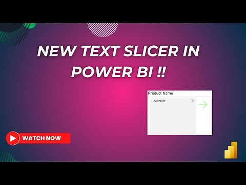 🚀 NEW Visual : Text Slicer in Power BI | Walkthrough | MiTutorials