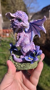 7.5K views · 39 reactions | Flower Dragons in stock now! This is Iris  #dragon #dragons #flowerdragon #purple #purpledragon #fantasy #magic #mothersday #gift #homedecor | Midnight Rose Emporium | Facebook