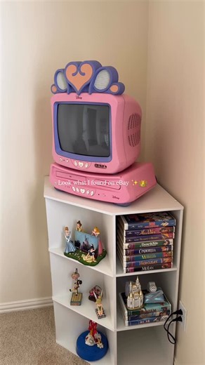 Mo ✨ | I definitely splurged… but how could I not?! 🥹 I found the iconic Disney Princess VHS/DVD player on eBay to complete my vintage setup and... | Instagram