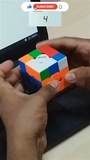 7.86s Rubik's Cube 3x3 Solve! #shorts