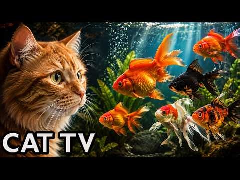 🔴 LIVE Cat TV Fish Tank | Fish for Cats to Watch (4K, No Music) Cat Aquarium