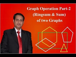 Graph Operations - Part 2 || Ringsum of two Graph || sum of two graphs ||