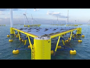 10 MW Offshore Energy Island! Animation
