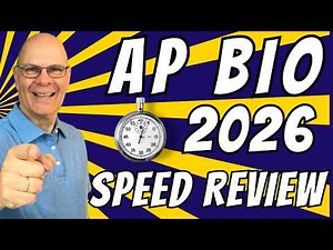 AP Bio Speed Review, 2026. All 8 Units in 59 Minutes!
