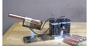 DIY electrically-fired nitrocellulose flash cannon (VIDEO)