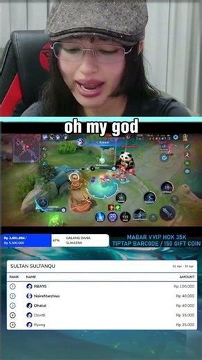 ‪@INDAHKUS‬ SUPPORT IDAMAN #semuabisa #honorofkings #hokesports