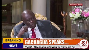 Rigathi Gachagua Live: Kikuyu Today & Kameme TV Interviews