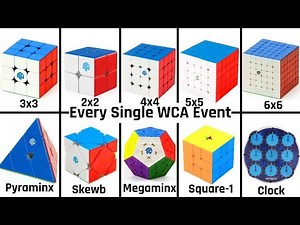 Every Rubik's cube world record /(GIVEAWAY in end )(till sept 12 ) all rubix cube world record