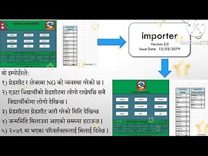 iemis update importer version 2.0 issue date: 2079/3/13, New letter grading system in Nepal