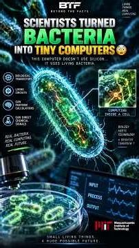 Computers made of BACTERIA? 🦠💻: MIT's Bacterial Transistors Explained 🤯