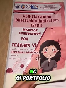 Say Goodbye to Promotion Stress! Get ready for a hassle-free journey with our NCOI Portfolio & Guides - Reclassification Package! • Complete portfolio organizer • Annotations form (sample filled-out) • Ready-made annotations • MOVs for all indicators Limited offer: Message us now and take the next step in your career with confidence! | Brigada Eskwela 2025 Files
