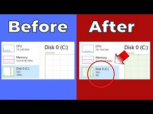 How to Fix 100% DISK USAGE Windows 11 (2023)