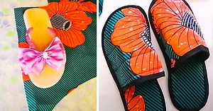 How To Make Morning Slippers