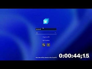 Windows 365 Boot User ExperienceDemo with Windows Hello For Business (PIN)