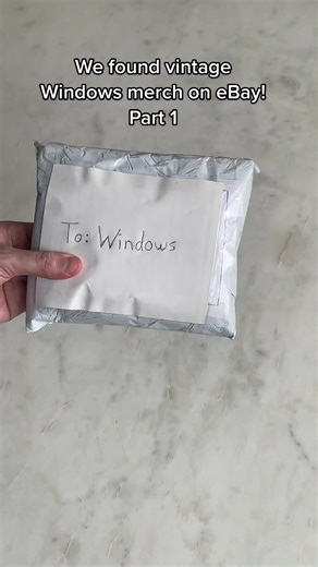 What’s the coolest piece of Windows gear you’ve seen? Tell us in the comments and we’ll try to find it! #thrifted #vintage #unboxing #windows