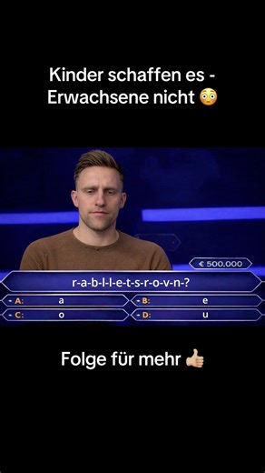 Komplizierte Buchstabenreihe 😳