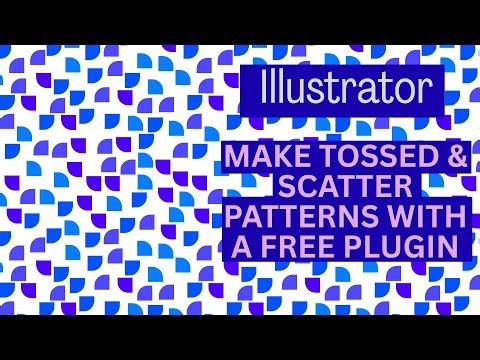 Easy Scatter Patterns in Illustrator with a Free Plugin
