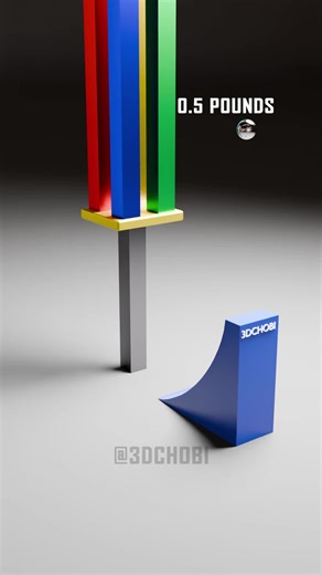 Colorful Cube Structure Animation in Blender 5.0