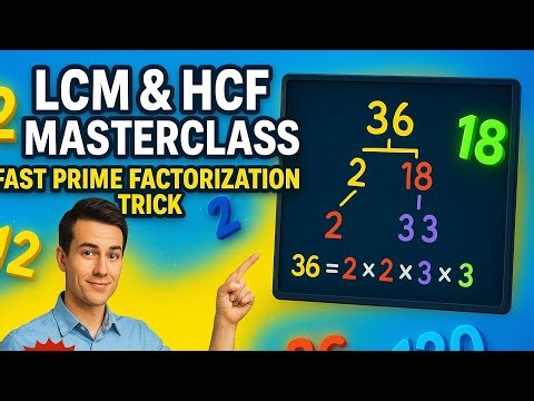 LCM Full Concept Explained | Easy Tricks + Fast Solving Method | Urdu Hindi Explanation