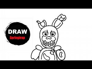 How to Draw Springtrap | fnaf sketch tutorial | Five Nights at Freddy's