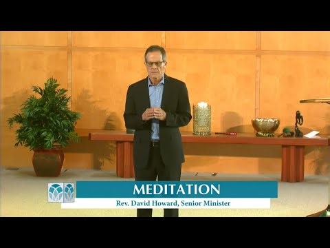 Meditation Rev. David Howard January 18, 2026