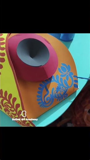 Diy Pohela Boishakhi mask || Owl mask #drawing