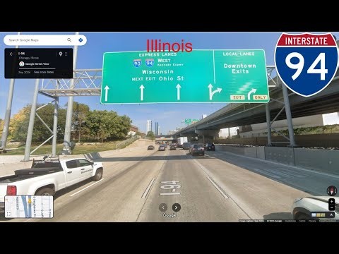 Interstate 94 - Illinois westbound