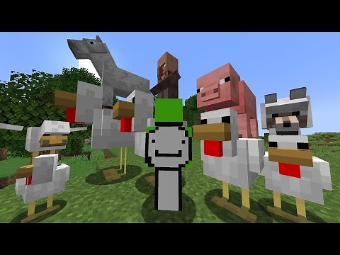 Minecraft, But Every Mob Is A CHICKEN JOCKEY!