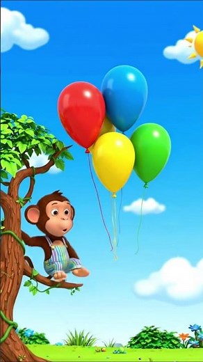 Balloon Pop Subtraction Song 🎈 | Learn Subtraction 5 to 0 for Kids