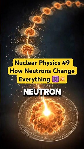 How Neutrons Change Everything ⚛️💥 #shorts