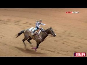 Barrel Racing at the American Junior Rodeo Association